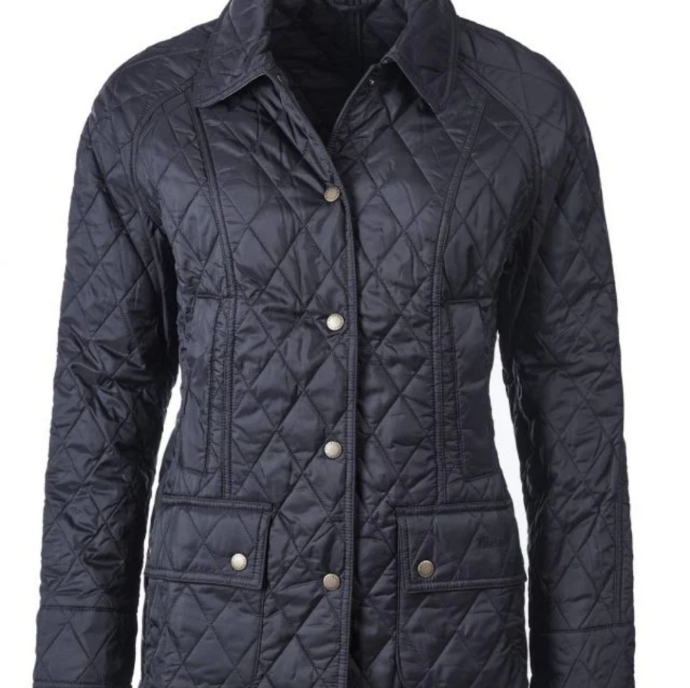 Barbour Summer Navy Beadnell Quilt Plus